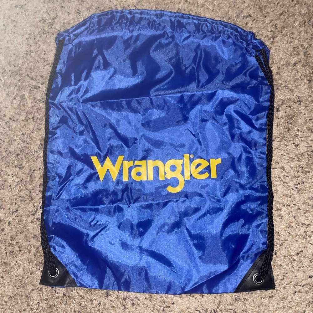 Vintage Wrangler Drawstring Backpack